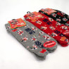 Japanese tabi socks in artist pattern cotton, ATISUTO, color of your choice, 22-25 cm