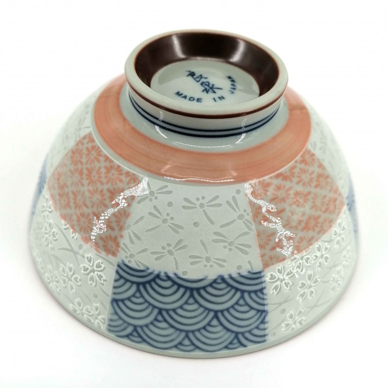 Japanische keramische Reisschale, ICHIMATSU