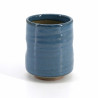 Japanese red ceramic tea cup, YUZU PECO