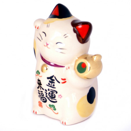 Chat porte-bonheur japonais maneki neko - tonneau 7447 