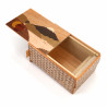 Caja secreta en marquetería tradicional Hakone Yosegi, 10 niveles MAIKO