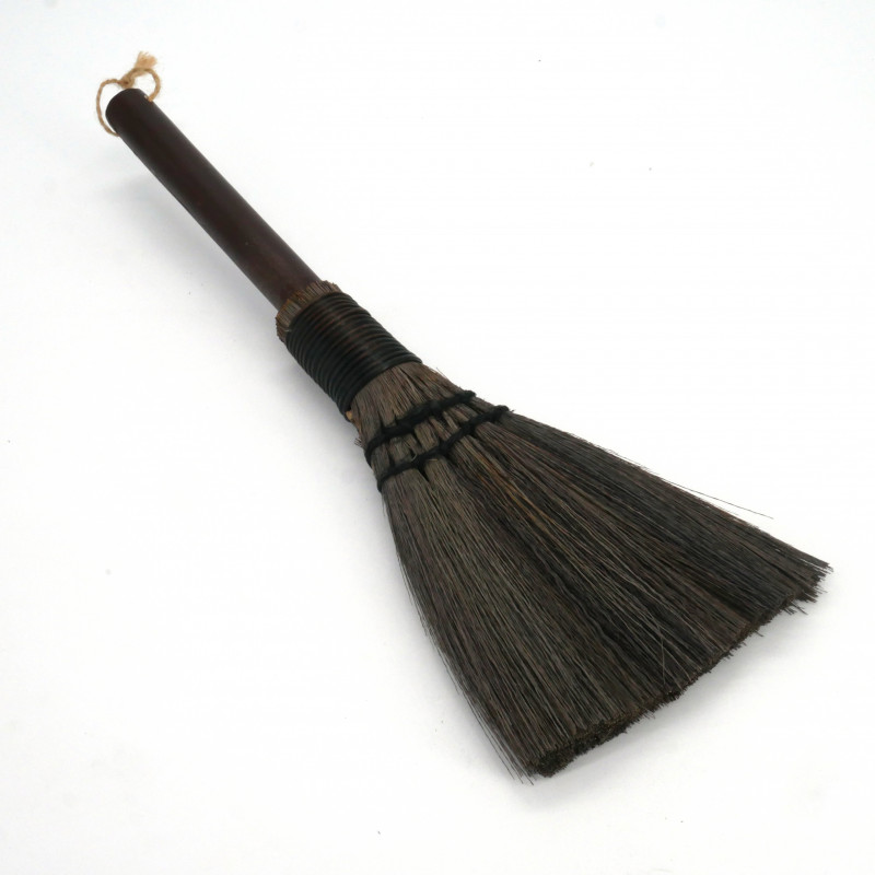 Small traditional Japanese cypress hand broom, KOJIN, 36 cm