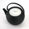 Japanische Prestige-Teekanne aus Gusseisen, CHÛSHIN KÔBÔ MARUTAMA, SHIROI, 1,1 L