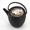 Japanese prestige round cast iron teapot, CHÛSHIN KÔBÔ MARUTSUTU, RYU, 1.1 L