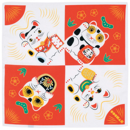 Japanische Furoshiki, COCHAE, Manekineko