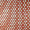 Tissu rouge japonais en coton motif flèches, YAGASURI, fabriqué au Japon largeur 112 cm x 1m