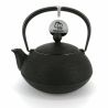 Japanese cast iron teapot - IWACHU HAKEME - 0.65 lt - black