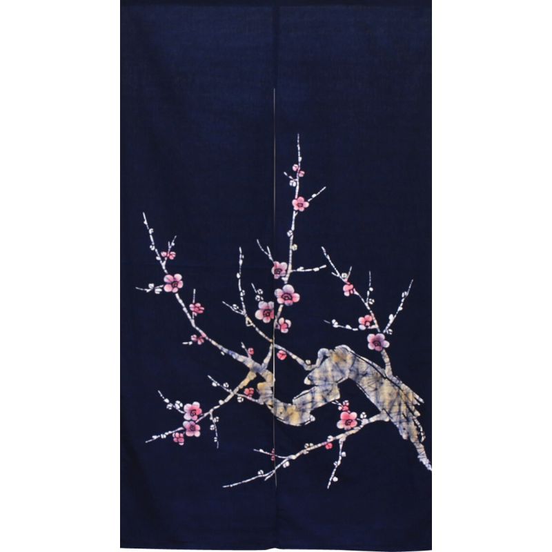 Japanese cotton Noren curtain, SAKURA