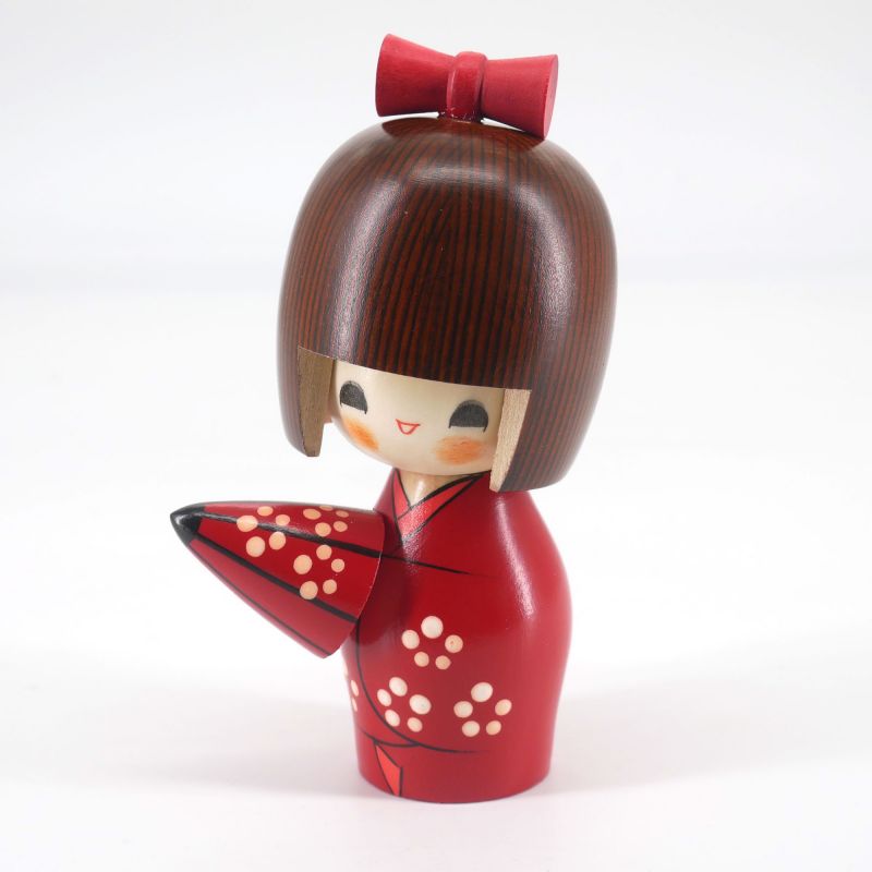 Muñeca japonesa Kokeshi de madera - AMAYADORI