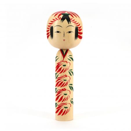 Bambola giapponese in legno Kokeshi - TOGATTA