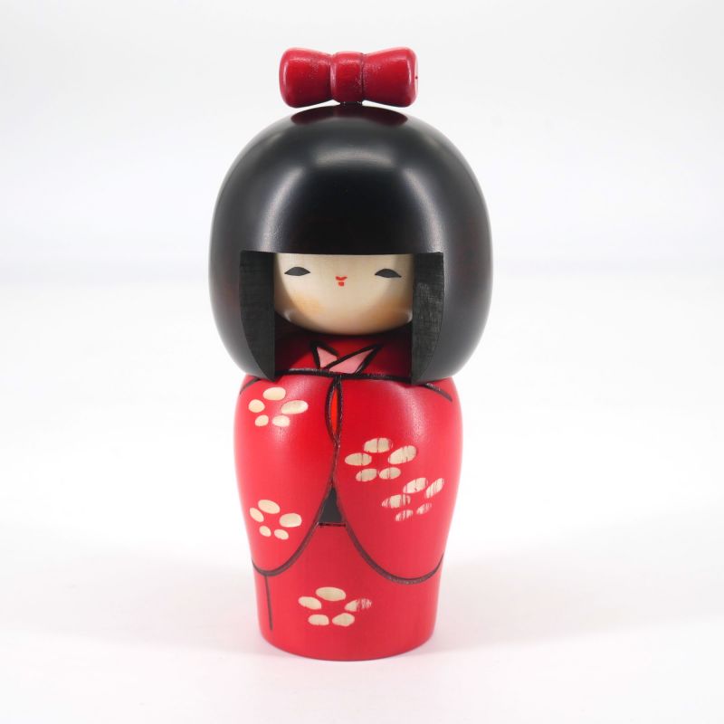 Japanische hölzerne Kokeshi-Puppe - TSUBOMI