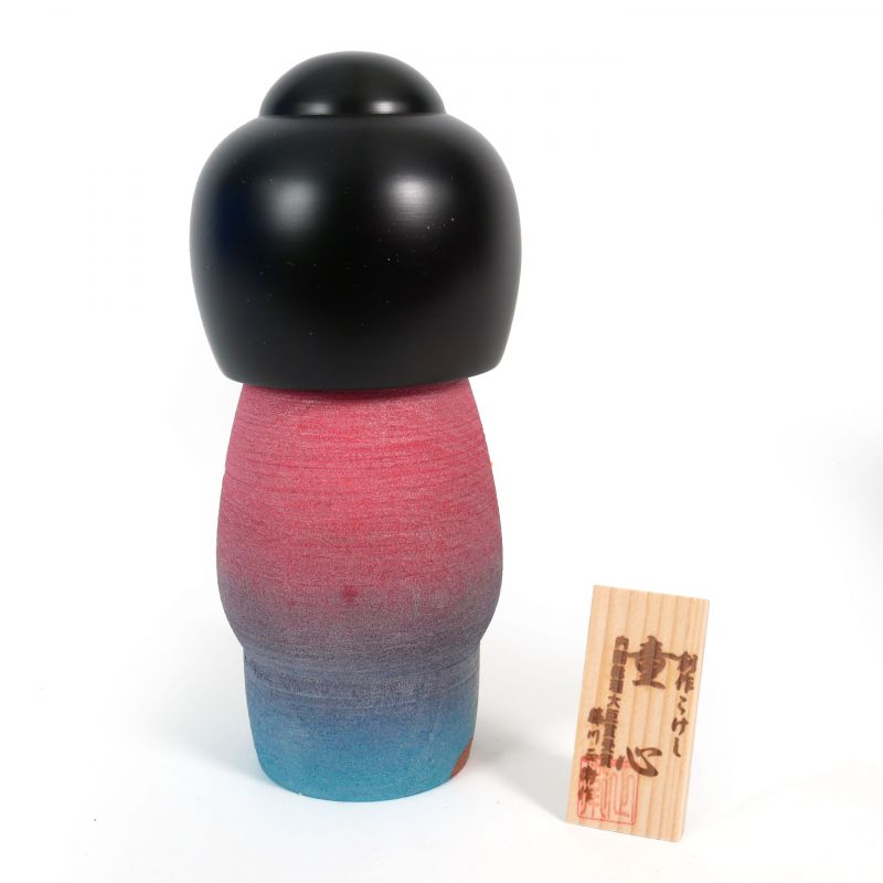 Japanese kokeshi in kimono wood - DOSHIN