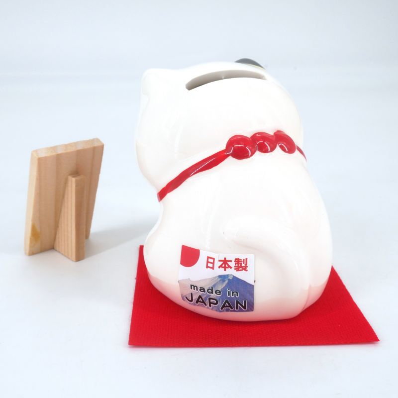 Manekineko Japanese cat money box, KANEGAI