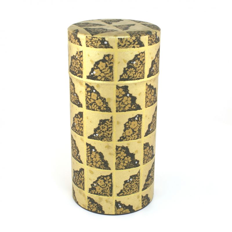 Carrito de té japonés negro y dorado en papel washi - TENPAKU - 200gr