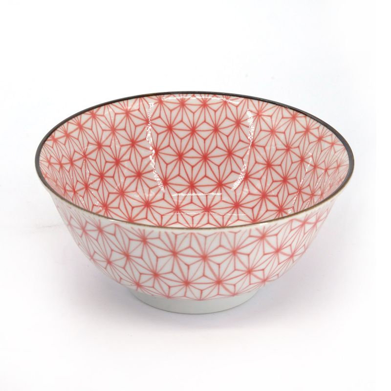 Conjunto de 2 cuencos japoneses de cerámica - AKA TO AO ASANOA
