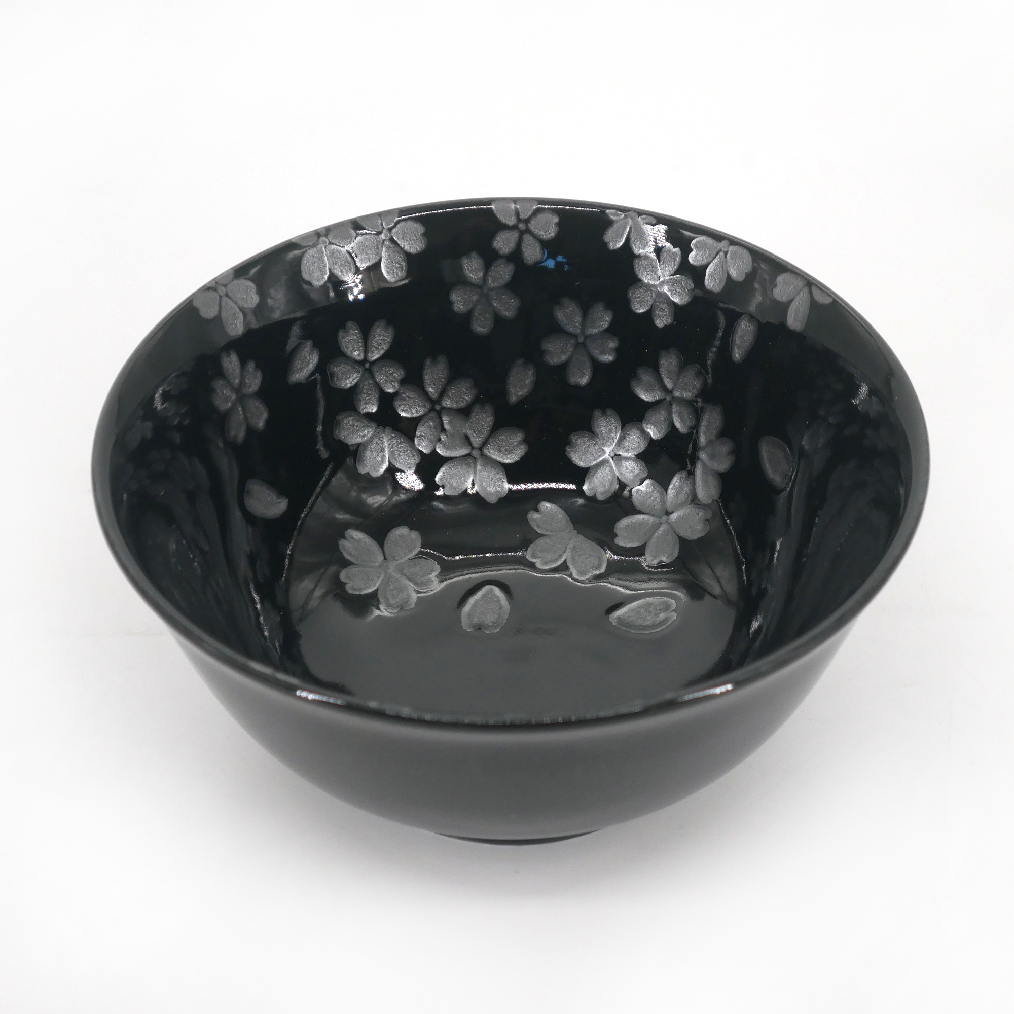 Juego de 2 cuencos japoneses de cerámica - KURO SAKURA