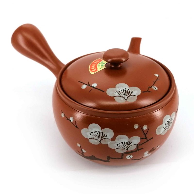 Teiera giapponese tokoname kyusu in terracotta - TOKONAME UME