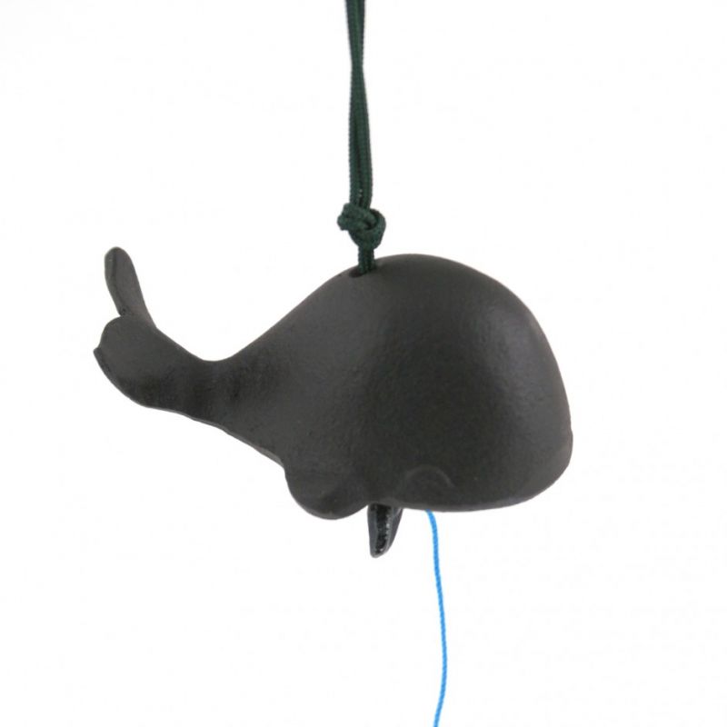 Japanese wind bell KUJIRA whale cast iron