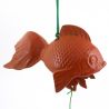 Japan cast iron wind bell, KINGYO, fish
