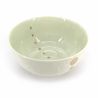 Japanese white ceramic donburi bowl - POINTO
