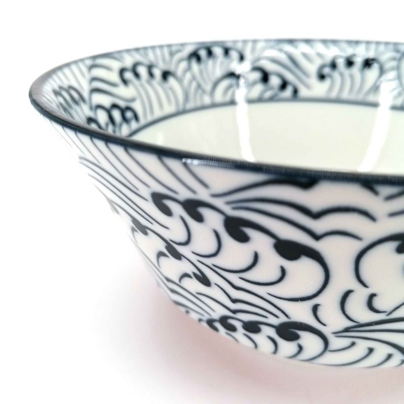 Japanese ceramic donburi bowl - NAMI