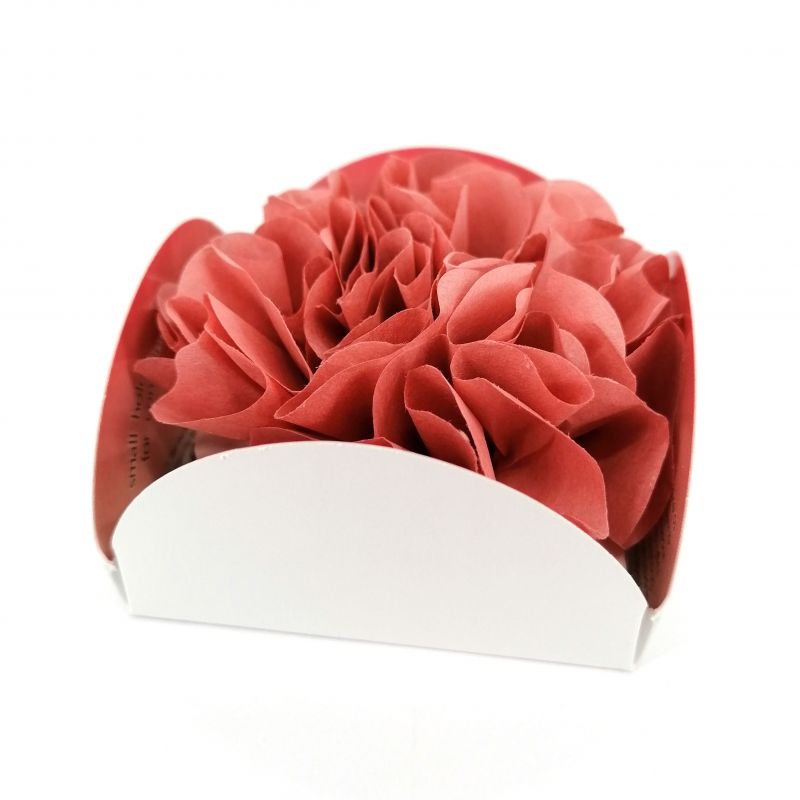 Fiore di carta contenente 8 coni d'incenso con supporto - FLORAL WORLD ROSE - Rosa