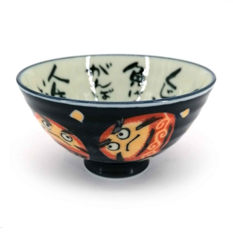 Japanese ceramic rice bowl - DARUMA