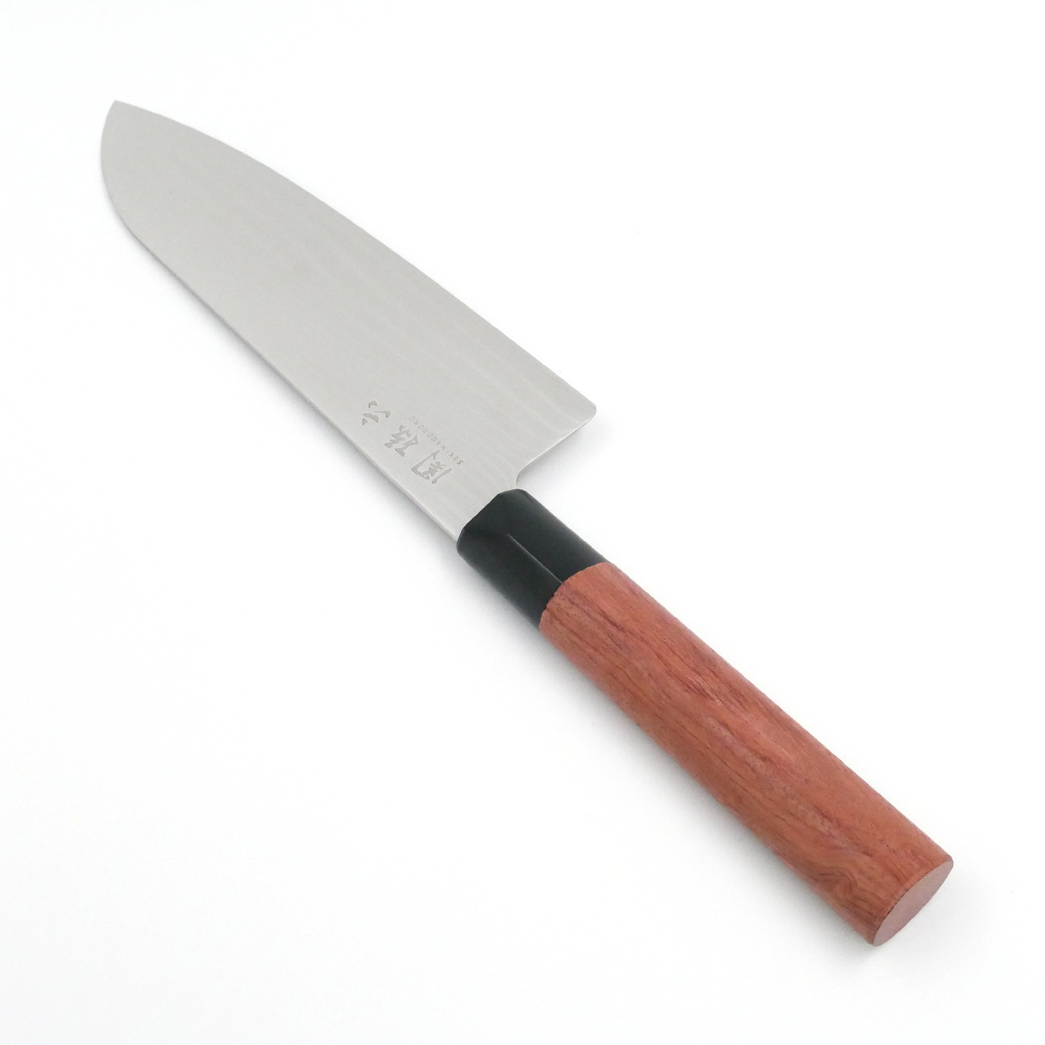 Japanisches Santoku Kuchenmesser Kai Seki Magoroku Rotes Holz