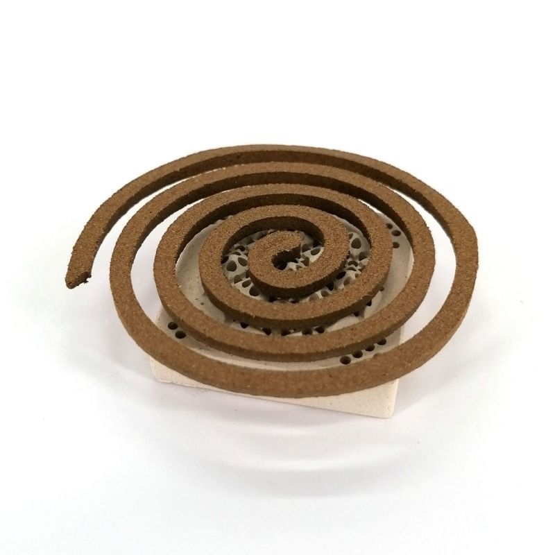 10 Spirales d'encens avec support - HORIN MUROMACHI - Citée de la culture