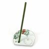 Japanese porcelain incense holder - HARUMACHI - White Rabbit