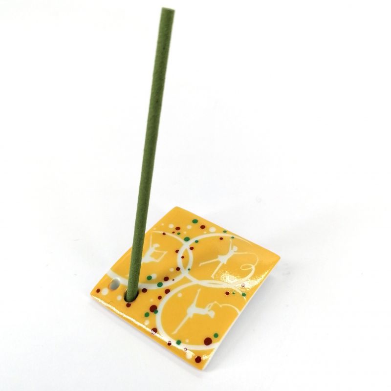 Japanese porcelain incense holder - SHINTAISOU - Rythm