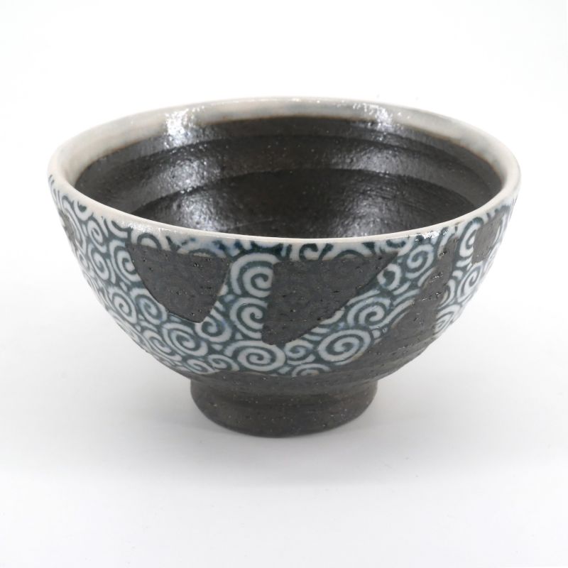 Japanese uzumaki black rice bowl - KURO UZUMAKI