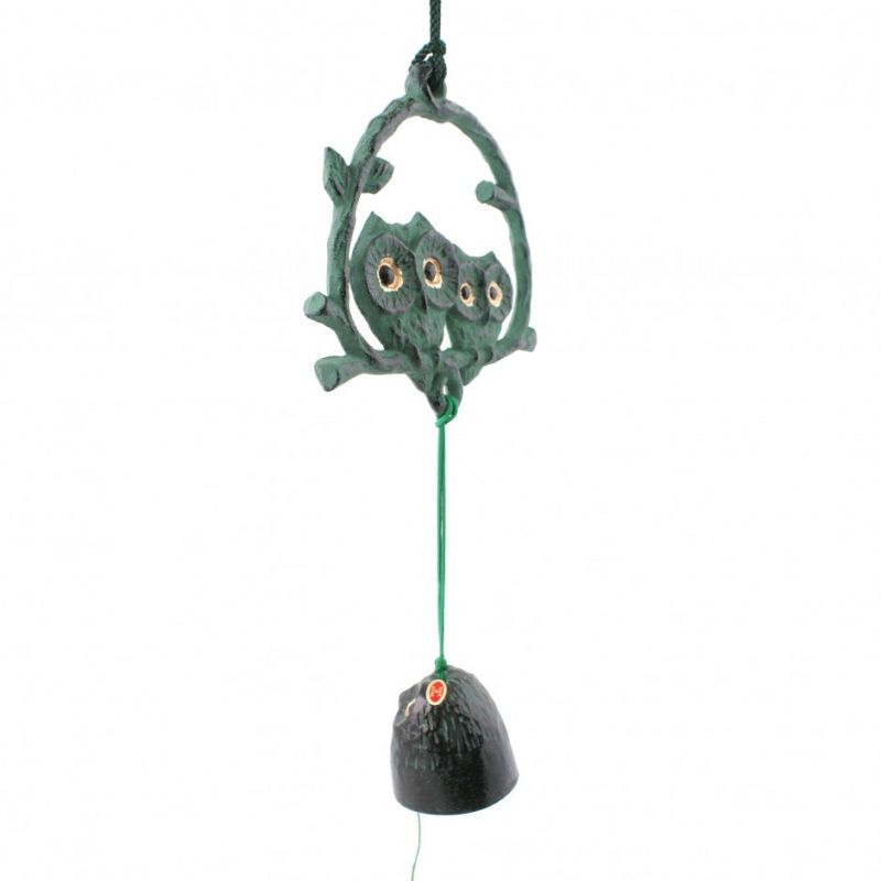 Chime - cast iron wind bell from Japan, FURUKO, owl