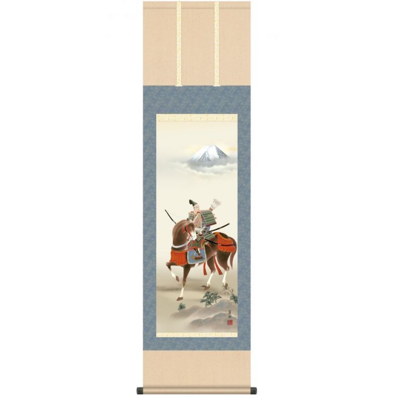 Japanese Kakemono Kakejiku, Warrior - SENSHI