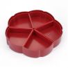 Boîte à repas compartimentée rouge motif carpes koï - NISHIKIKOI - 23cm