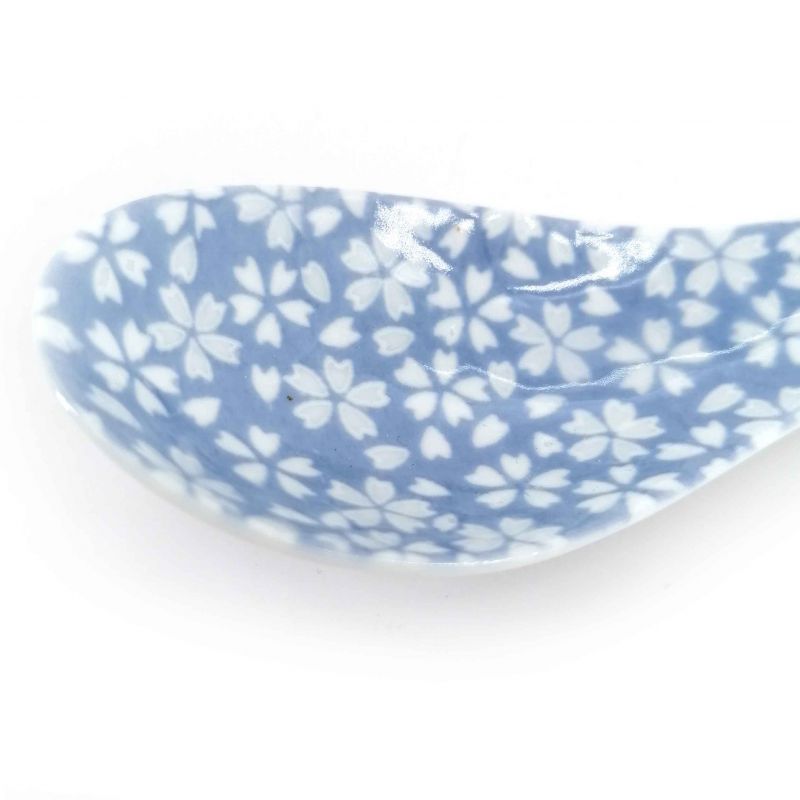 Cuchara de cerámica azul japonesa - HANA