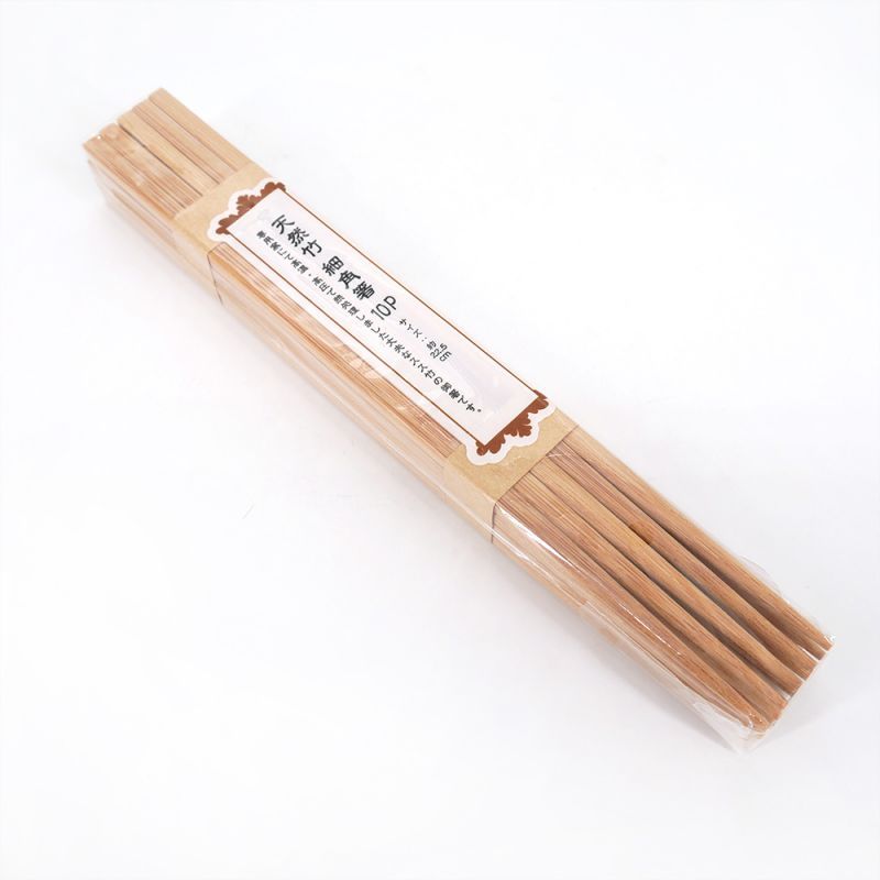 Set di 10 bastoncini di legno naturali giapponesi - TANAKA HASHITEN - realizzati in Giappone