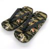 Pair of Japanese zori sandals in polyester, KOI