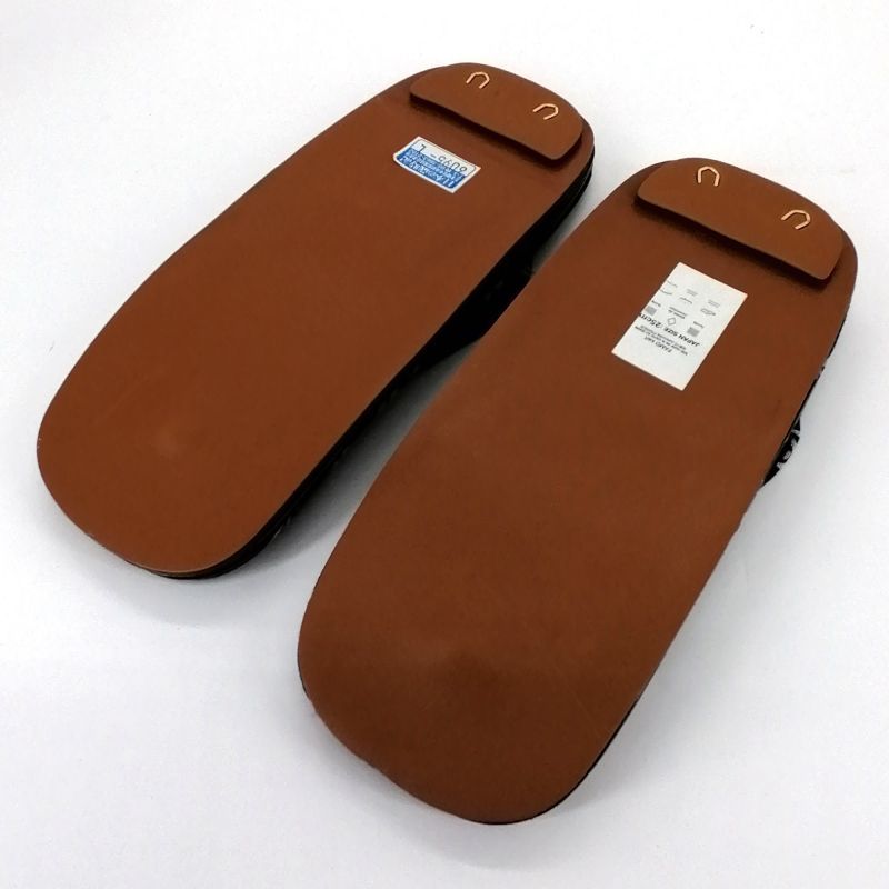 Paio di sandali zori di tessuto giapponese, TOMBO