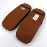 Pair of Japanese fabric zori sandals, TOMBO