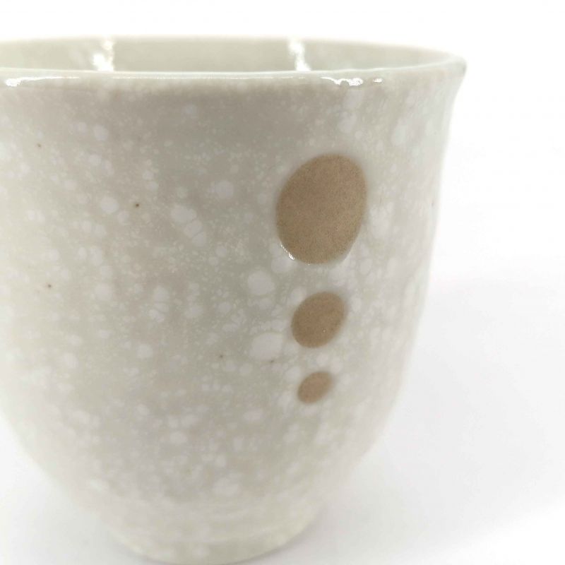 Japanische Keramik-Teetasse, weiß - POINTO