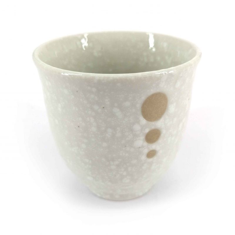 Japanische Keramik-Teetasse, weiß - POINTO