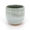 Japanese ceramic tea cup, gray - JIMINA