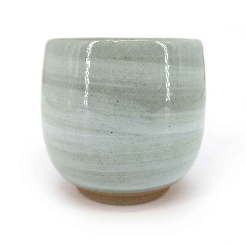 Taza de té de cerámica japonesa, gris - JIMINA