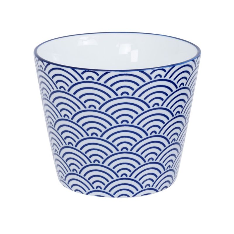 Japanischer blauer Keramikbecher - AOKAPPU