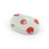 Japanische Keramik Essstäbchenauflage, weiß, DARUMA