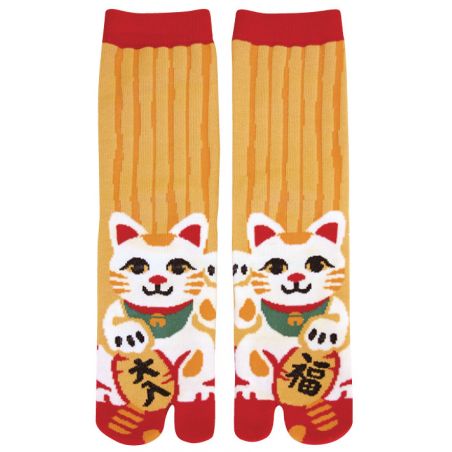 Chaussettes japonaises tabi en coton, MANEKINEKO