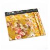 Lote de 12 hojas amarillas cuadradas japonesas - YUZEN WASHI PAPER