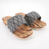 el par de zuecos hinoki de madera japoneses, GETA 3061, asanoha