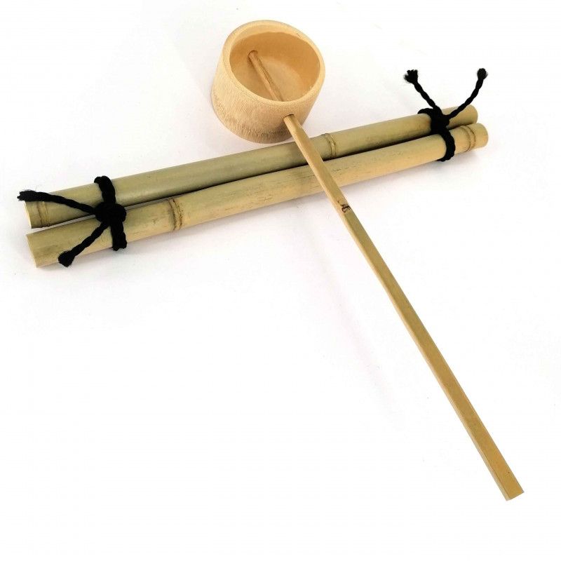 Japanischer Schöpflöffel Ritual Temizu Bambus, TEMIZU YA